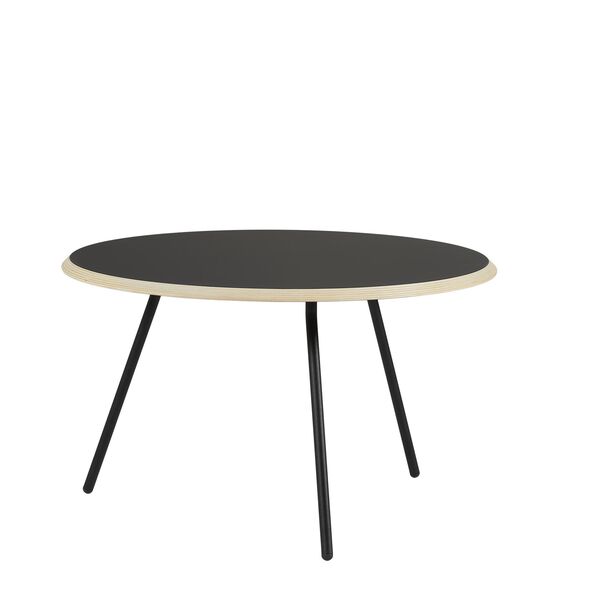 Soround Salontafel Zwart Laminaat Ø75 H44.5