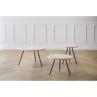 Soround Coffee Table Black Laminate Ø75 H44.5