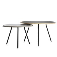 Soround Coffee Table Black Laminate Ø75 H44.5