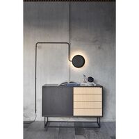 Virka Kommode Høj Hvid/Sort