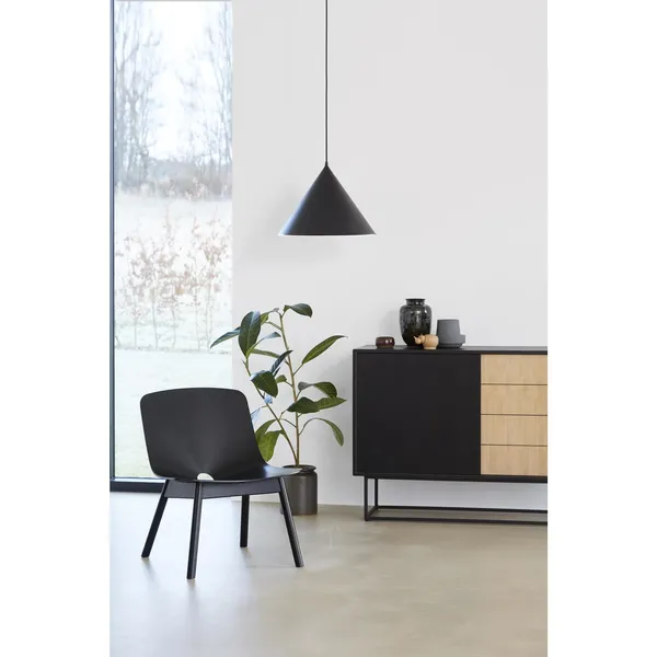 Virka Kommode Høj Hvid/Sort