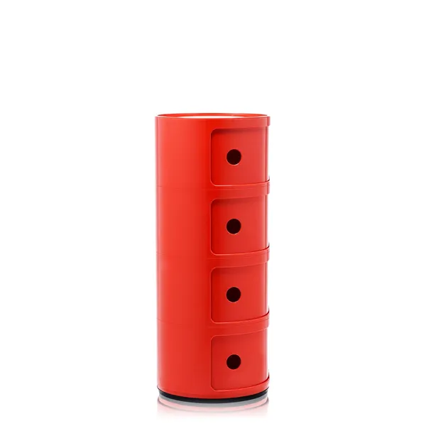 Componibili 4 Cabinet Red