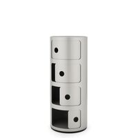 Componibili 4 Cabinet Silver