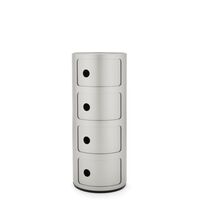 Componibili 4 Cabinet Silver
