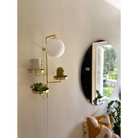 Astoria Wall Lamp Brushed Brass