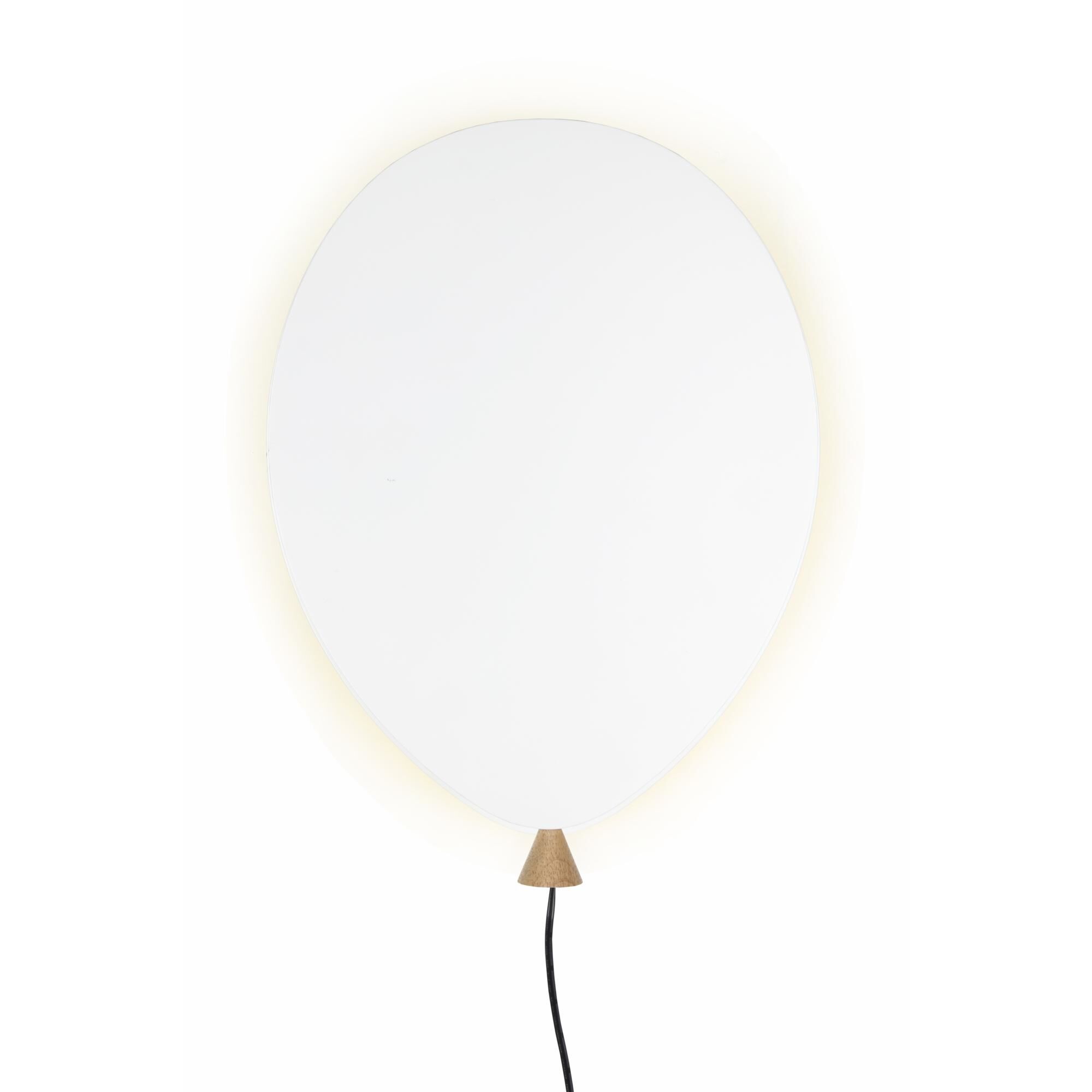 Ballong V&auml;gglampa Vit
