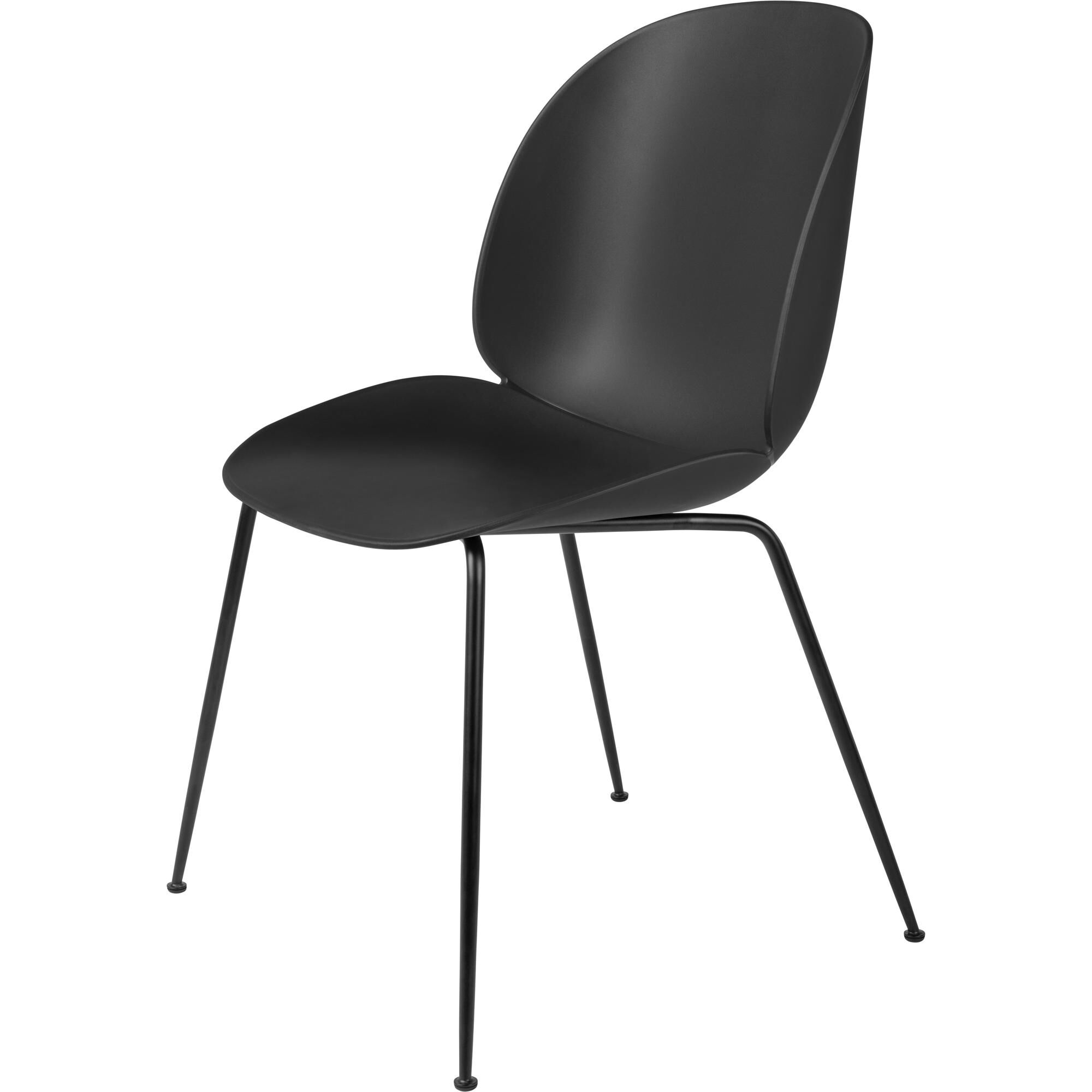 Beetle Spisestol Konisk Base Matt Sort/Sort