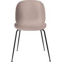 Beetle Spisestol Konisk Base Matt Sort/ Søt Rosa
