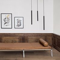Pipe Pendel Stor Jern/Sort