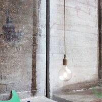 E27 Pendelleuchte Olive