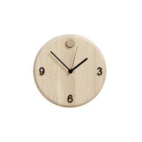 -klokke Ø22 cm Eik