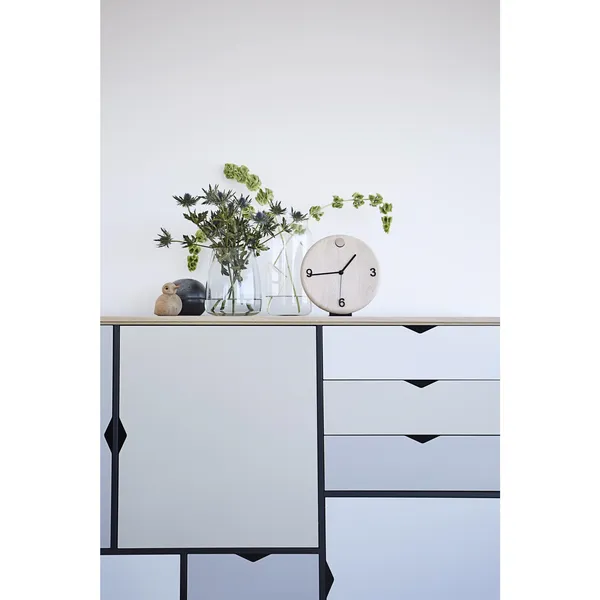 -klokke Ø22 cm Eik