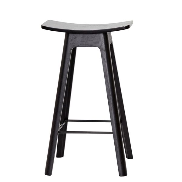 HC1 Bar Stool 67 cm Black/ Veneer