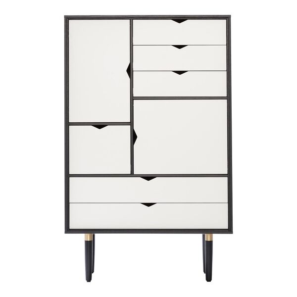 S5 Kast Zwart/ Wit