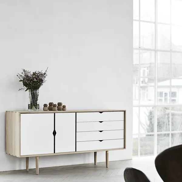 S6 Kast Eiken/ Wit