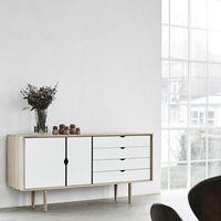 S6 Kast Eiken/ Wit