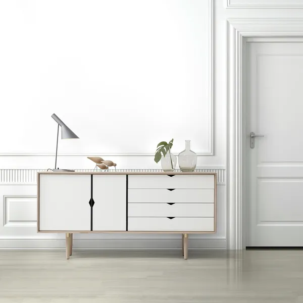 S6 Kast Eiken/ Wit