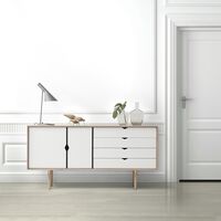 S6 Kast Eiken/ Wit