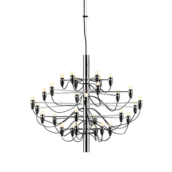 2097/30 Taklampa Mellan Krom med LED