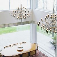 2097/30 Pendelleuchte Medium Chrom mit LED