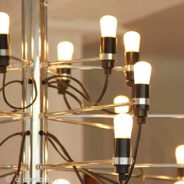 2097/30 Pendant Medium Brass with LED