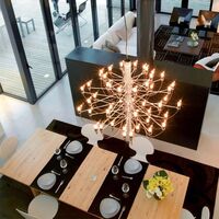 2097/50 Hanglamp Groot Messing met LED