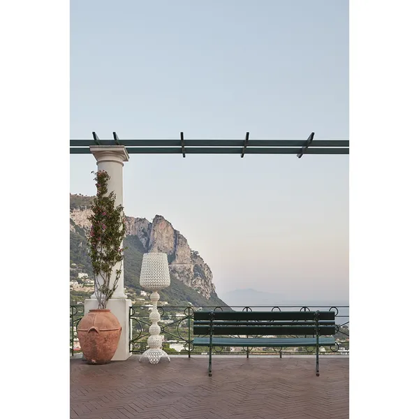 KABUKI Outdoor- Stehlampe Weiß