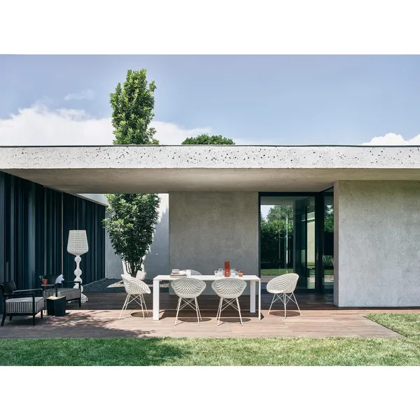KABUKI Outdoor- Stehlampe Weiß