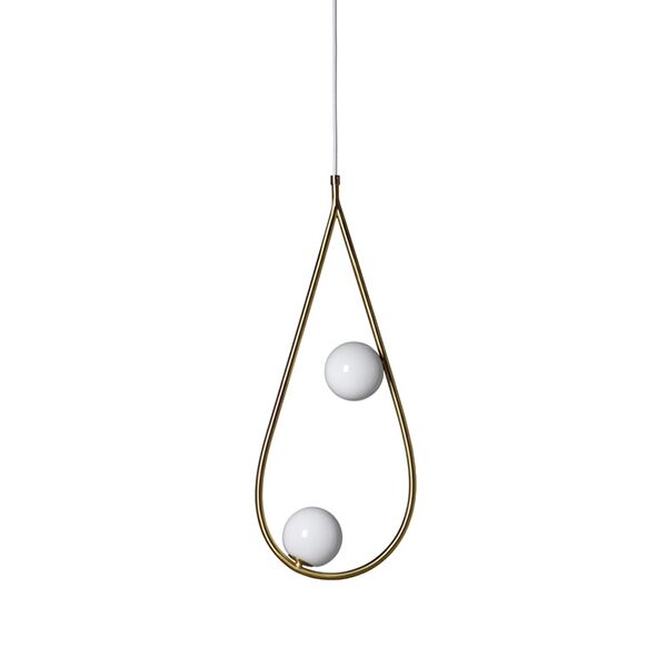 PEARLS 65 Pendel M&auml;ssing/Blank Opal