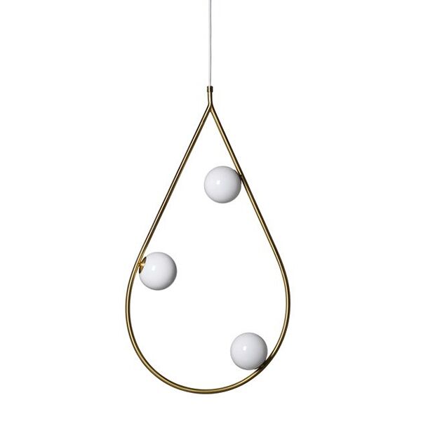 PEARLS 80 Pendel M&auml;ssing/Blank Opal
