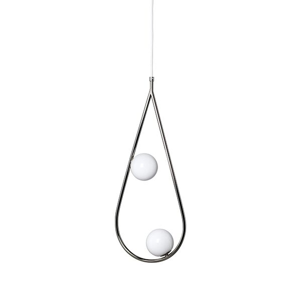 PEARLS 65 Pendel Blank Nickel/Opal