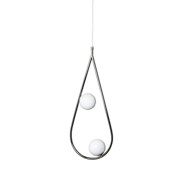 PEARLS 65 Pendelleuchte Nickel/Opal