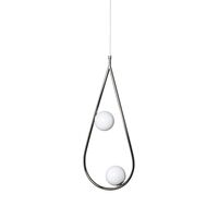 PEARLS 65 Pendelleuchte Nickel/Opal