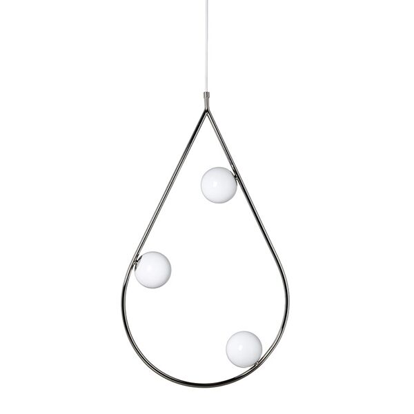 PEARLS 80 Pendel Blank Nickel/Opal
