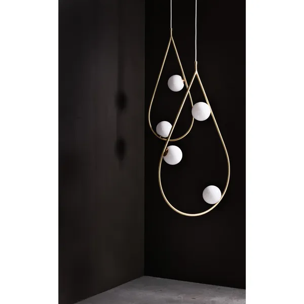 PEARLS 80 Pendel Blank Nikkel/Opal