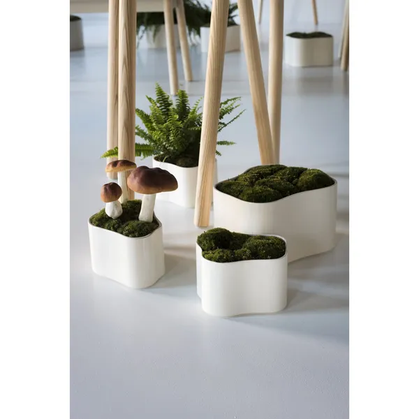 Riihitie Een Groot Blauw Pot