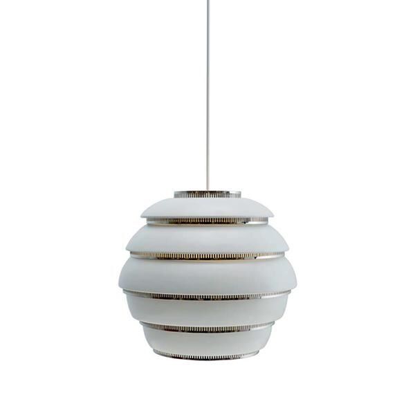 Beehive A331 Takpendel Vit & Krom
