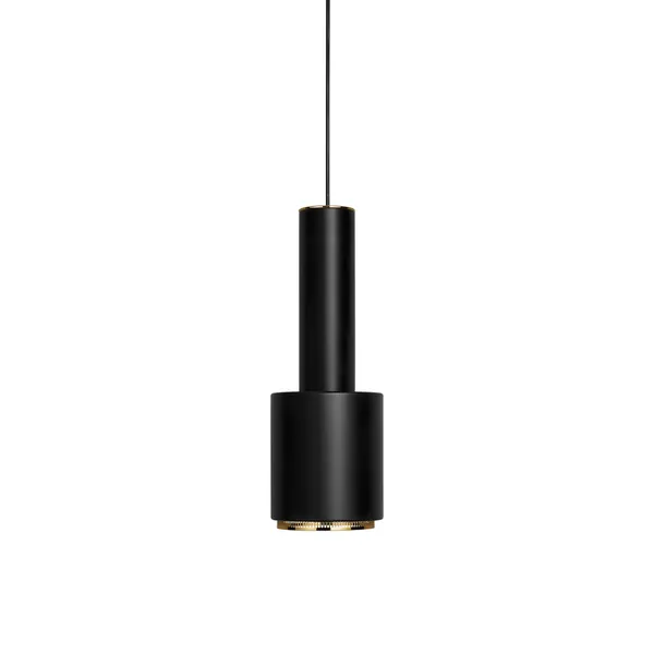 Hand Grenade A110 Pendant Black & Brass