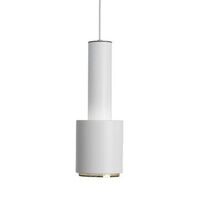 Hand Grenade A110 Pendant White & Brass
