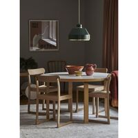 Aalto 90A Round Table Birch/ White Laminate