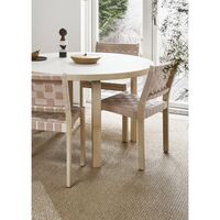 Aalto 90A Round Table Birch/ White Laminate