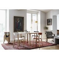 Aalto 90A Round Table Birch/ White Laminate