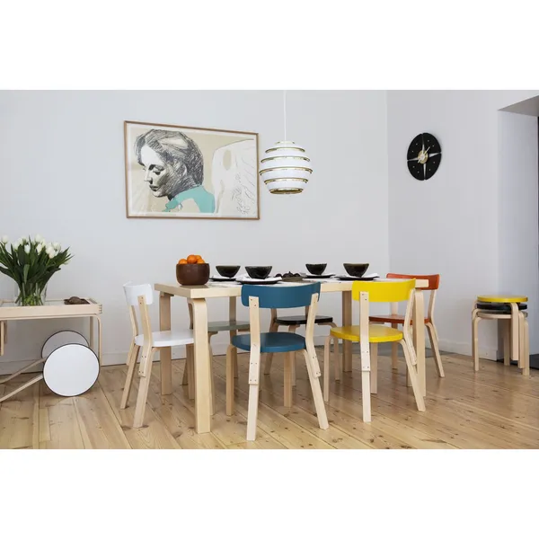82B Dining Table 85x135 Birch