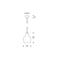 Glass Bell A440 Pendel Glas