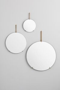 Wall Mirror Ø70 Messing