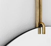 Wall Mirror Ø70 Messing