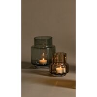 Hurricane Reflections No. 53 Vase/lysestage Sepia Brown