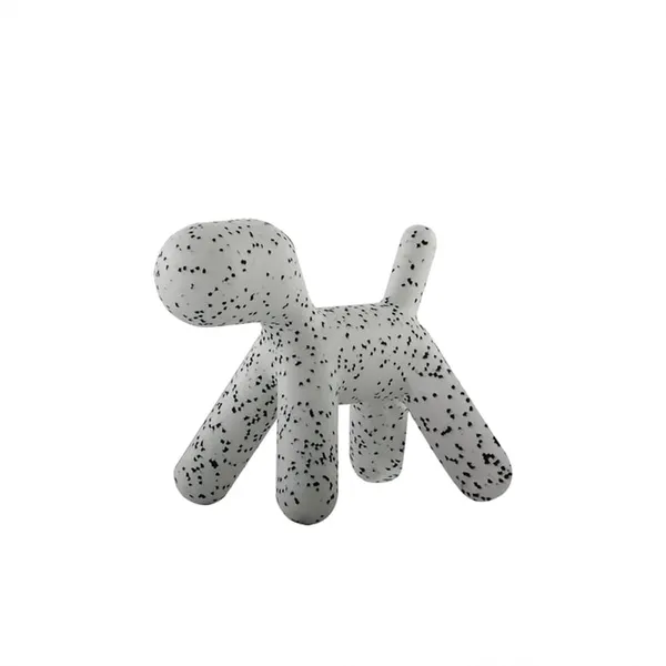 Puppy Abstractdog Stool Medium Dalmatian White