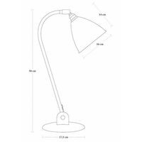 Bestlite BL2 Bordlampe Krom