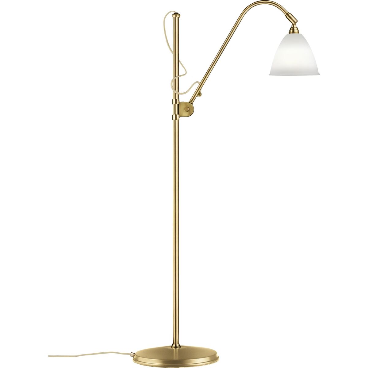 Bestlite BL3S Gulvlampe Messing/Porcelæn